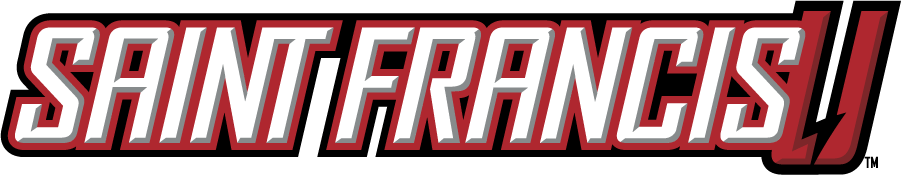 Saint Francis Red Flash 2012-Pres Wordmark Logo iron on transfers for clothing